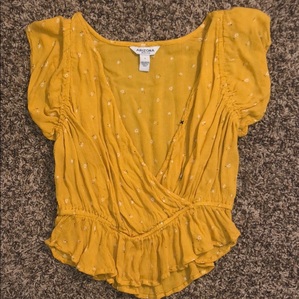 Yellow blouse